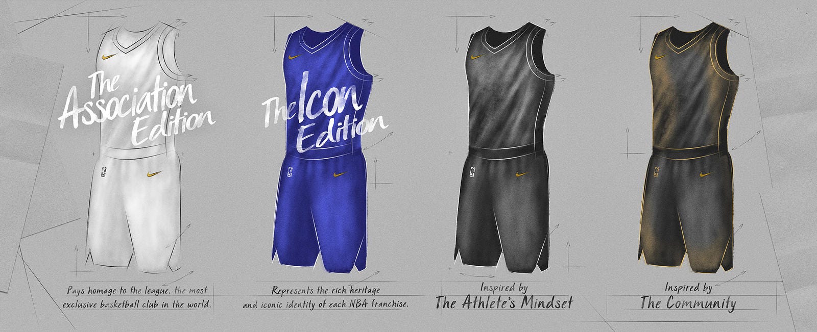 nike 2017 nba uniforms